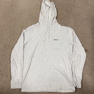 rvca hooded long sleeve